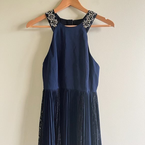 New Rebecca Taylor Sleeveless Pleated Embellished - Picture 6 of 12